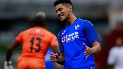 Lucas Passerini con Cruz Azul en la Concachampions
