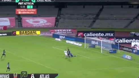 VIDEO: Golazo de Cabecita y fue la goleada de Cruz Azul sobre Pumas