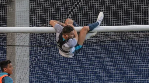 Cabecita en un entrenamiento
