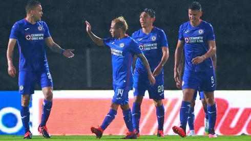 Cruz Azul en el partido ante Santos
