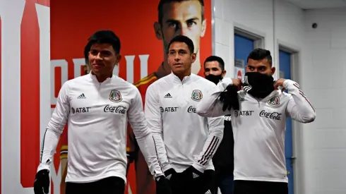 Luis Romo y Orbelín Pineda con la Selección Nacional
