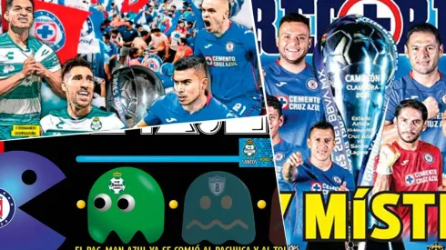 Portadas de los periódicos le piden a Cruz Azul que le gane a Santos en Torreón.
