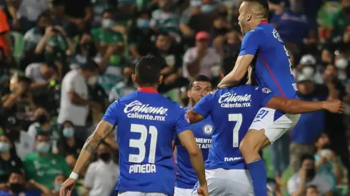 Luis Romo firmó el gol del triunfo para Cruz Azul en la Final de Ida ante Santos.
