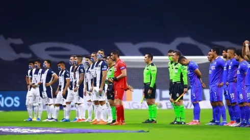 Cruz Azul en el duelo ante Rayados en el Guardianes 2021
