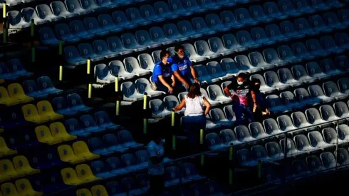 Aficionados de Cruz Azul en un duelo de Liga MX
