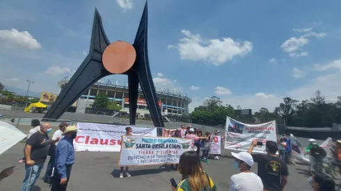 La manifestación fue a lo largo de este domingo.
