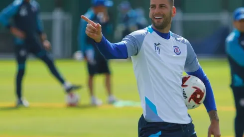 Méndez en su estancia en Cruz Azul.
