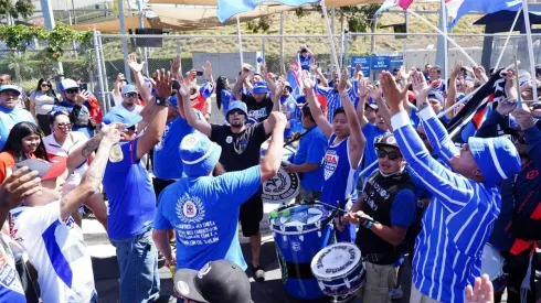 La afición cementera presente en todos lados.
