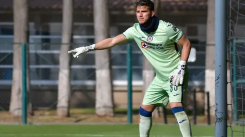 Sebastián Jurado en un partido con la Sub-20
