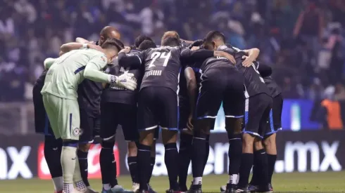 Cruz Azul en el partido ante el Puebla
