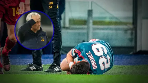 Santi Giménez fue agredido desde la banca en Europa League. 
