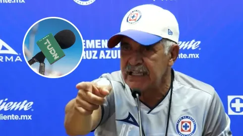 Tuca Ferretti contra un periodista.
