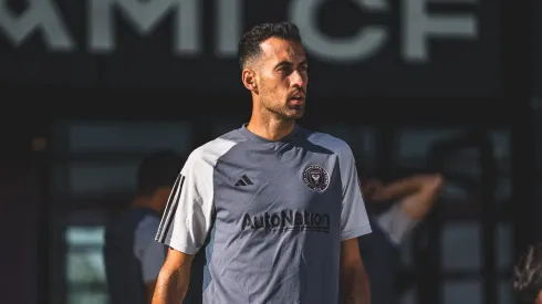 Sergio Busquets tuvo su primer entrenamiento con Inter Miami
