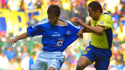 Chelito anotó su primer gol contra América.
