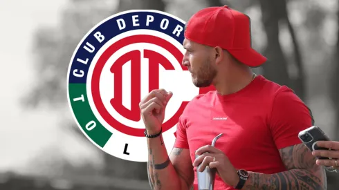 Juan Escobar cerca de llegar al Toluca.

