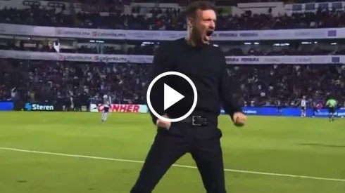 El festejo de Martín Anselmi que se hizo viral en las redes de Cruz Azul
