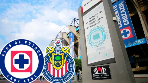 Cruz Azul juega contra Chivas en el Azteca.
