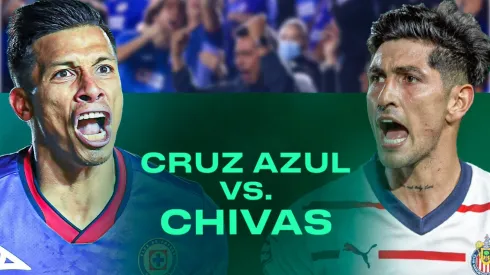 Cruz Azul se mide a las Chivas del Guadlajara.
