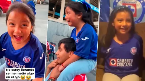 Majo, la aficionada de Cruz Azul.
