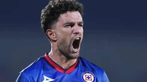 Nacho Rivero recibió un balonazo en la cara.
