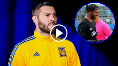 Gignac le negó el saludo al Matador Hernández.
