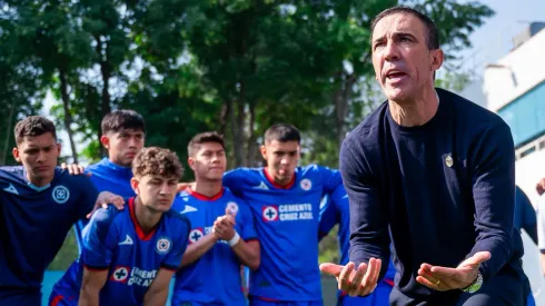 Vicente Sánchez es el DT de Cruz Azul Sub 23.
