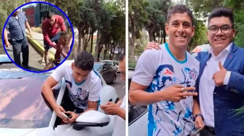 Luis Romo tuvo un percance con su auto.
