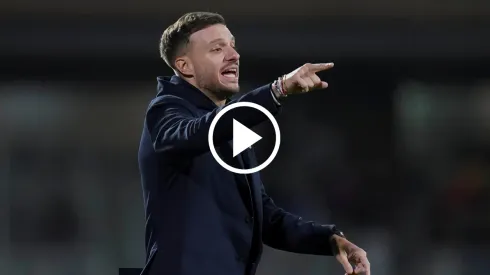 La reacción de Anselmi tras un fallo de Cruz Azul.
