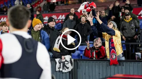 Santi Giménez es muy querido en Feyenoord.
