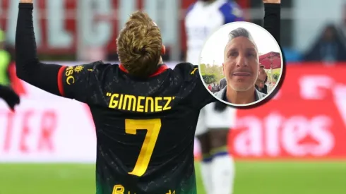 Chaco Giménez se mostró contento por el rendimiento de su hijo Santi
