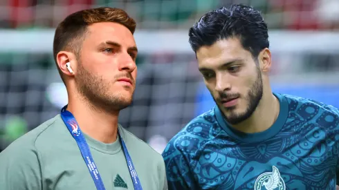Santi Giménez habló directamente de la competencia con Raúl.
