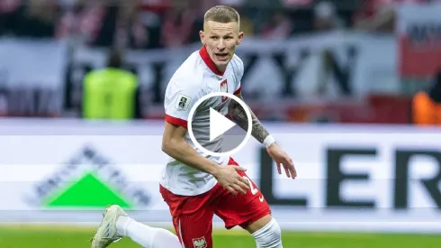 Bogusz ingresó a los 77' y mejoró a Polonia.
