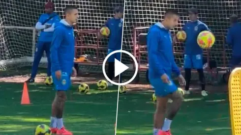 Alvarado ajusta la mira pensando en el partido ante Cruz Azul del próximo sábado.

