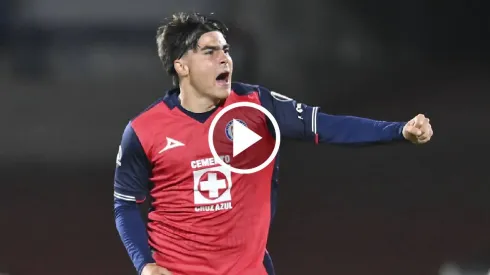 Romero tuvo su momento y anotó el empate transitorio de La Máquina,.
