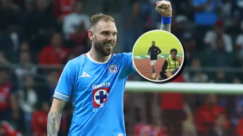 El argentino generó sensación entre los fanáticos en CU.
