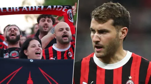 Afición del Milan explotó cuando vio a Santi Giménez como suplente.
