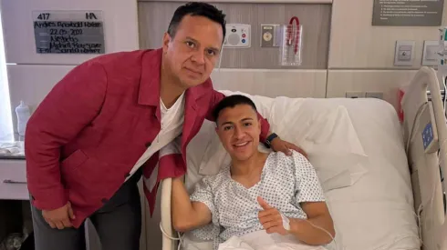 El líder de la cementera visitó al volante tras ser operado.
