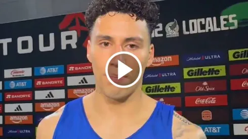El jugador de Cruz Azul no la pasó nada bien ante Colombia.
