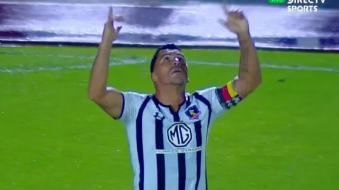 Esteban Paredes su primer gol en la Sudamericana.
