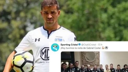 Gabi Costa visitó al Sporting Cristal
