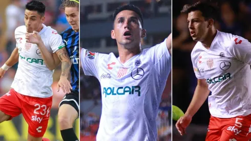 Delgado, Baeza y Meza en Necaxa
