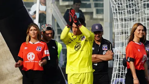 Pinto saliendo a la cancha
