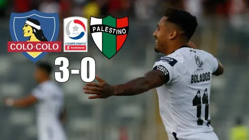 Colo Colo se impuso con un rotundo marcador sobre Palestino.
