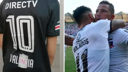 Valencia le regaló su camiseta con el 10 en la espalda.
