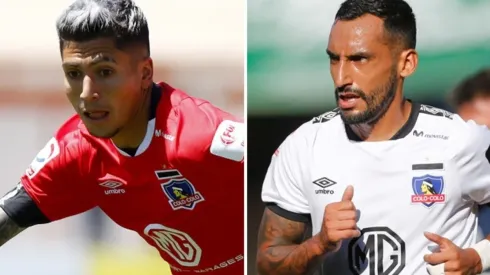 Ambos jugadores luchar por un puesto en la defensa de Colo Colo.
