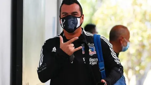 Colo Colo ya está en el Monumental | Foto: Colo Colo Oficial.

