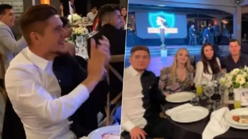 Leo Gil la rompió toda con una notable camisa blanco y negro.
