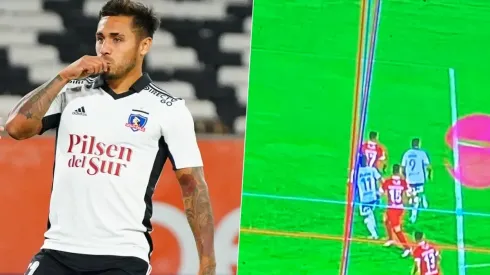 A Bolados le anularon un gol con esta curiosa línea del VAR.
