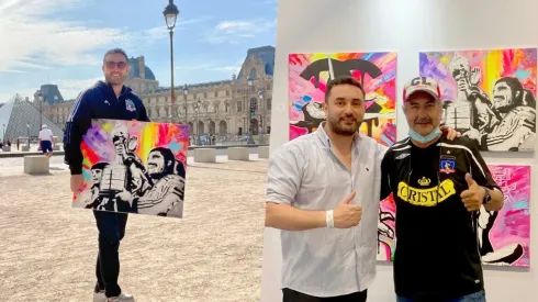Hincha recorre por horas el Museo du Louvre para encontrar a Colo Colo
