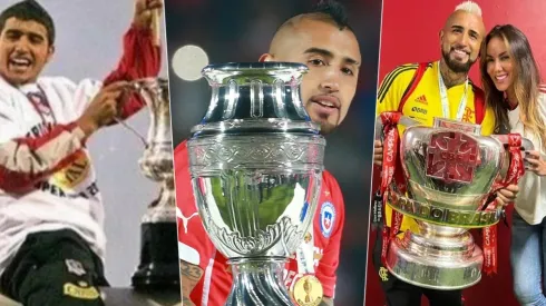 Vidal es el jugador chileno con más copas en la historia del fútbol chileno.
